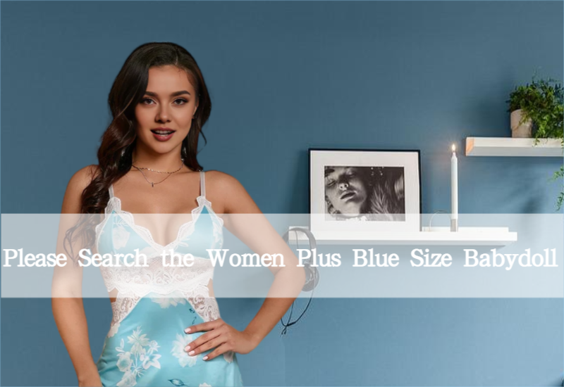 Please Search the Women Plus Blue Size Babydoll|PRUSES