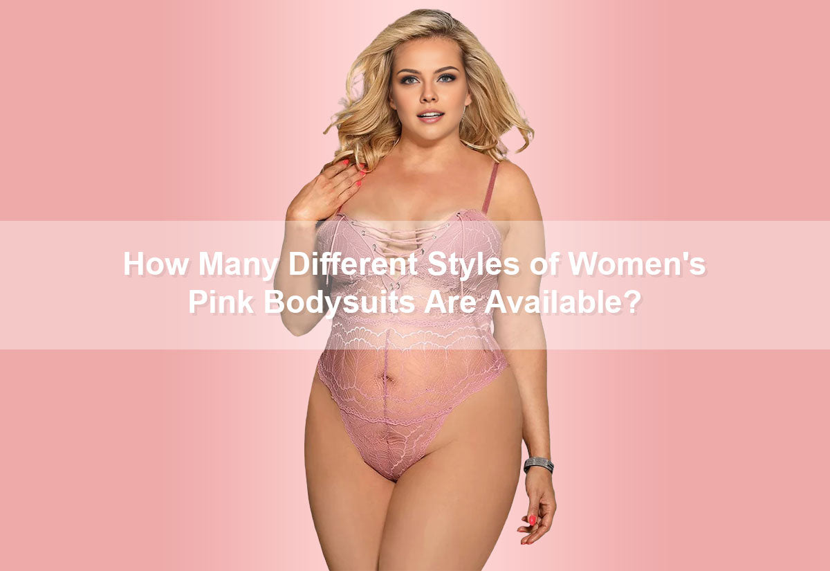 How Many Different Styles of Women's Pink Bodysuits Are Available?