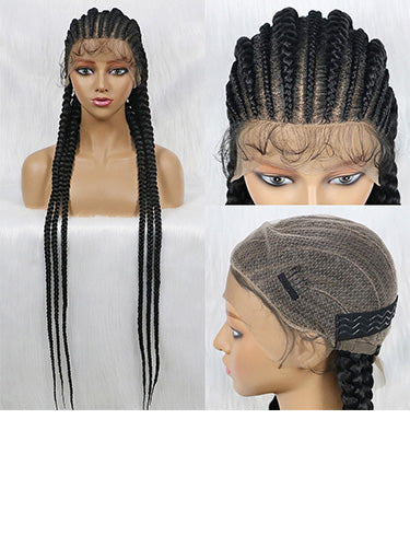 100% Hand-Braided FULL LACE Braided Wigs