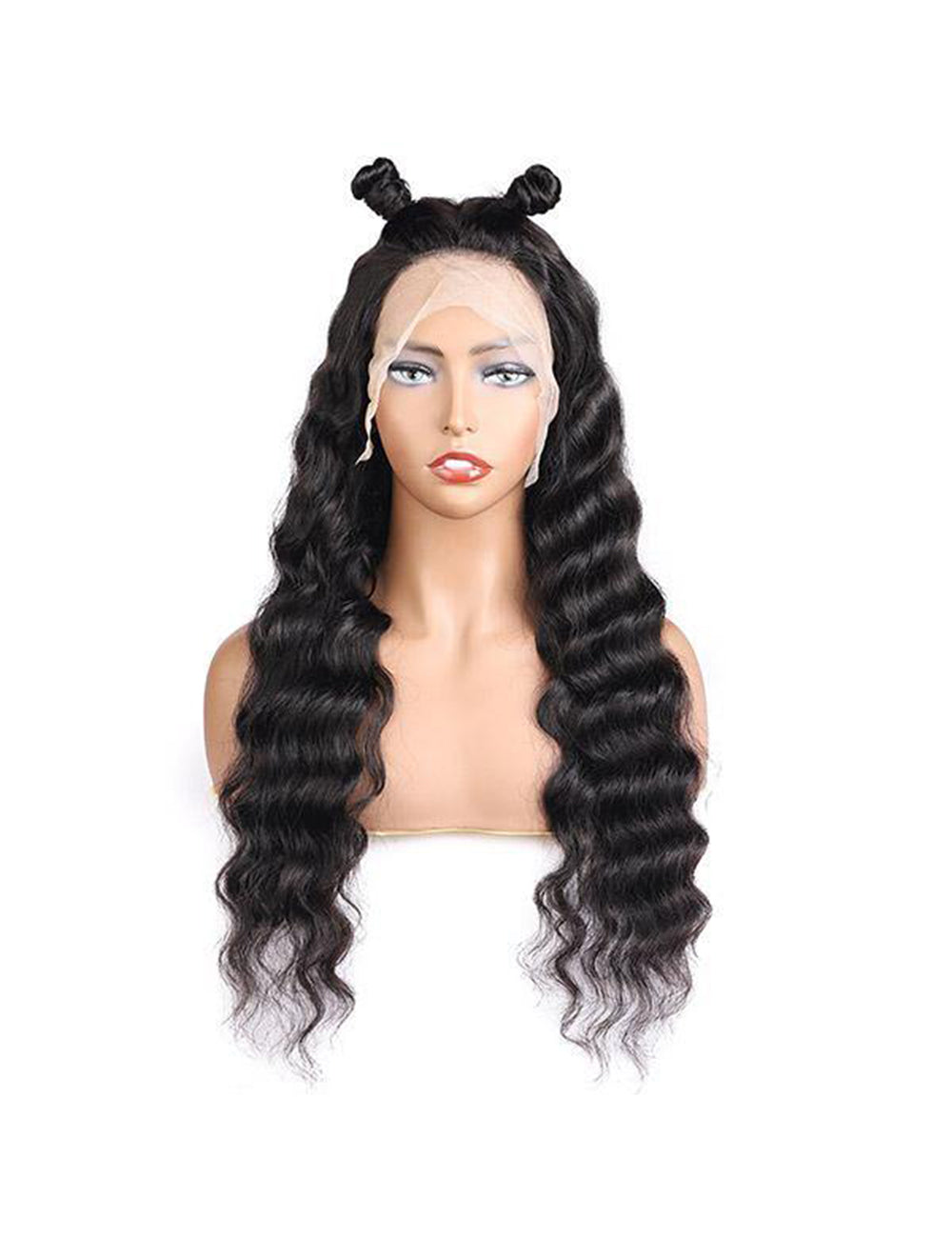 Loose Deep Wave Lace Front Wig 13x4 Lace Frontal Wig 200% Density HD Transparent Lace Wig Malaysian Remy Human Hair Wigs-4