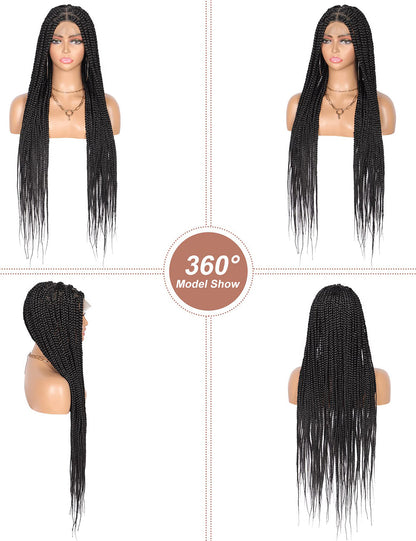 36 Inch Knotless Full Box Braided Wigs-9