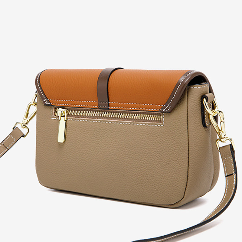 KhakiFlapCrossbodyPurseSquareShoulderbags_2