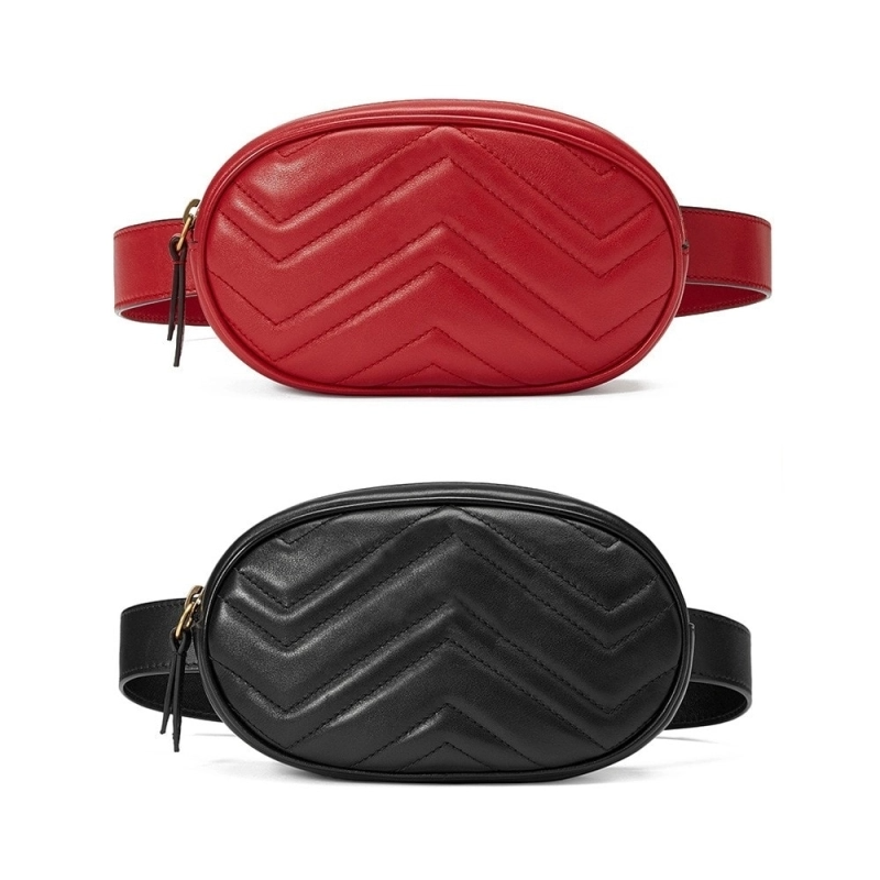 black_fashion_quilted_leather_belt_bag_1